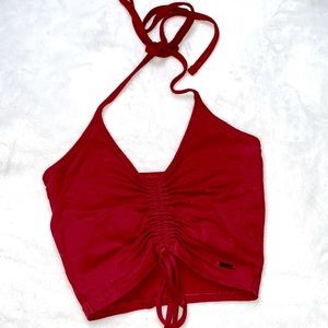 Red Crop Top